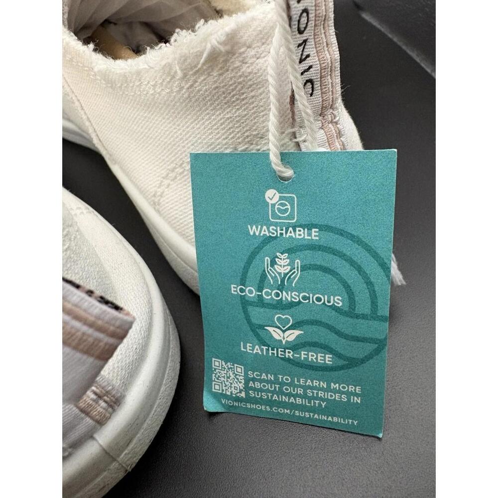 Vionic Pismo Women's Casual Beach Sneaker White, 6 Med NEW - Picture 4 of 9